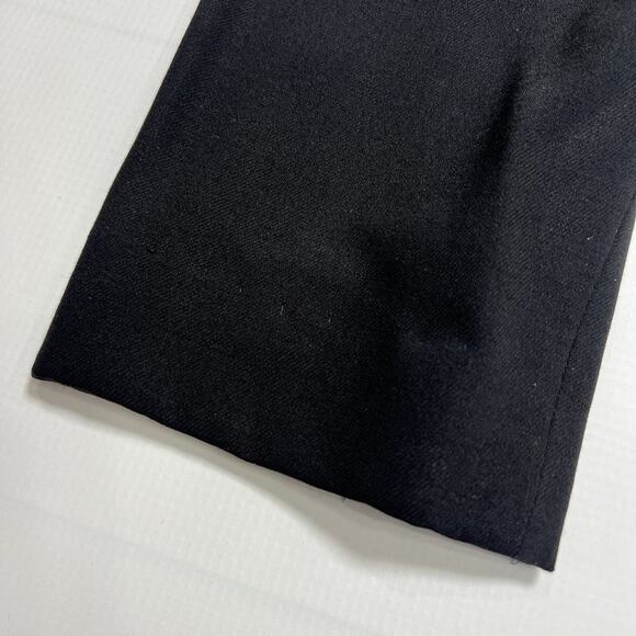 Eileen Fisher Open Front Wool Blazer Jacket SIZE M Black Italian Fabric - Picture 7 of 13